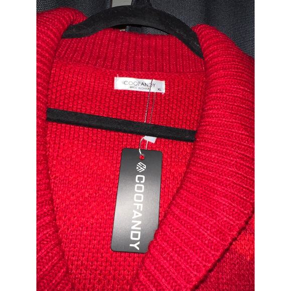 Ugly Christmas Sweater Xmas Cardigan Size XL NWT - Picture 2 of 3